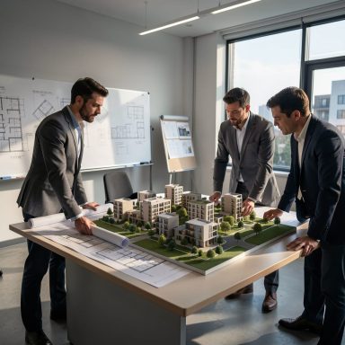 Residential development masterplan illustrating acoustic design considerations during the ProPG planning and noise assessment stage.