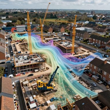 Traffic Noise on Construction Site